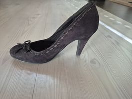 Chaussure à talon 8cm noire Bata