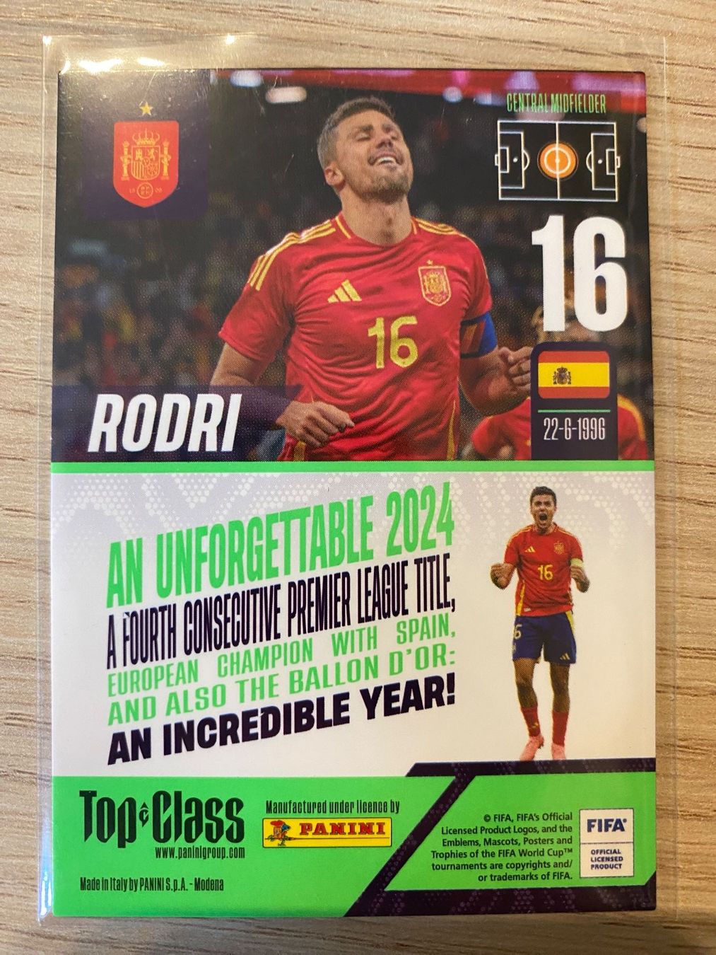 Panini Carte collezionabili: Panini Top Class 2025 Unbeatable Rodri 270 – Nuovo (secondo la descrizione) da Zürich venduto da BVBWINNER 1