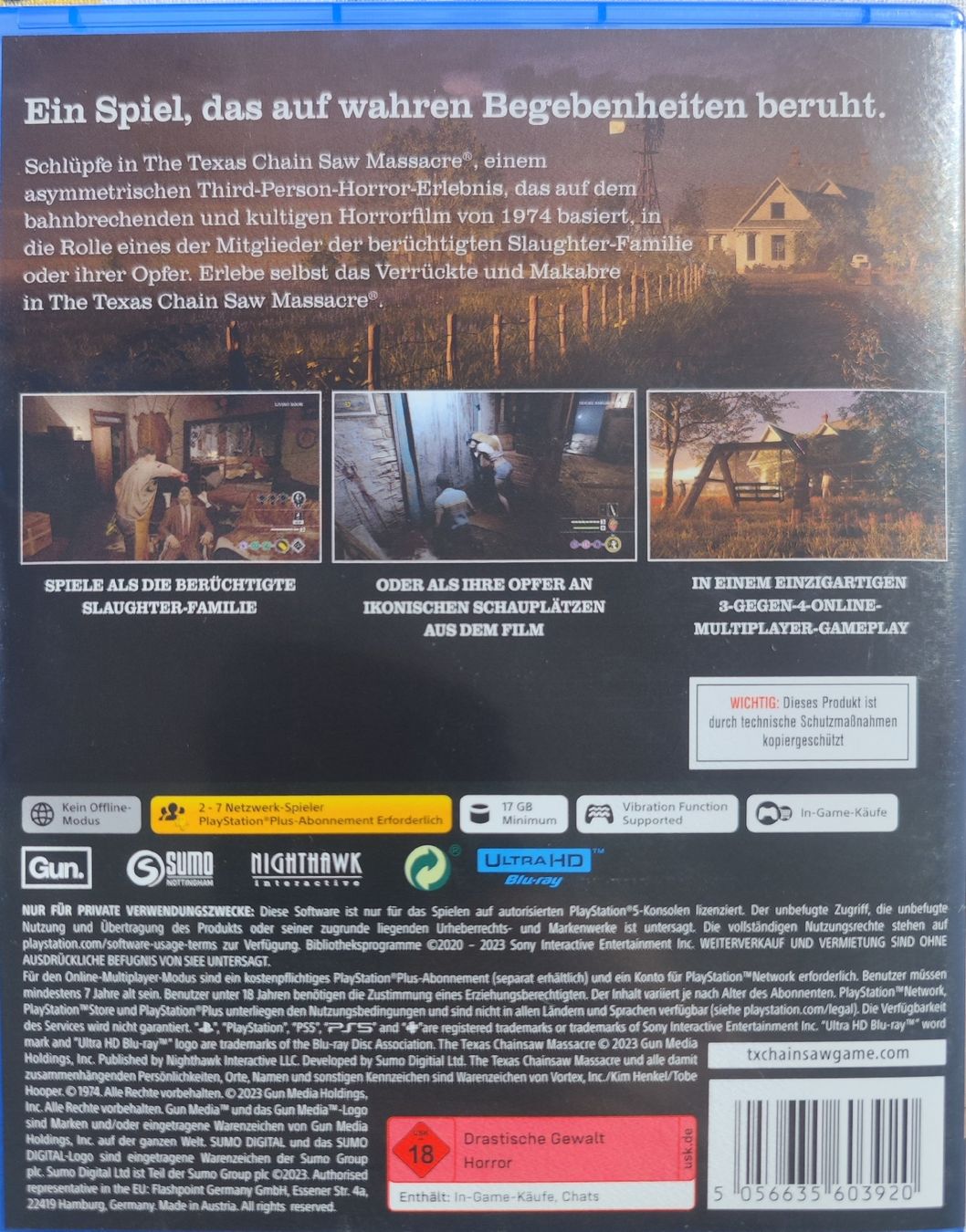 Sony Spiele: The Texas Chain Saw Massacre PS5 Game Top – Gebraucht aus Davos Dorf von bertuuu 2