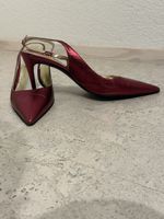 Elegante Graziella Pumps Gr. 39 rot, sehr feines Leder