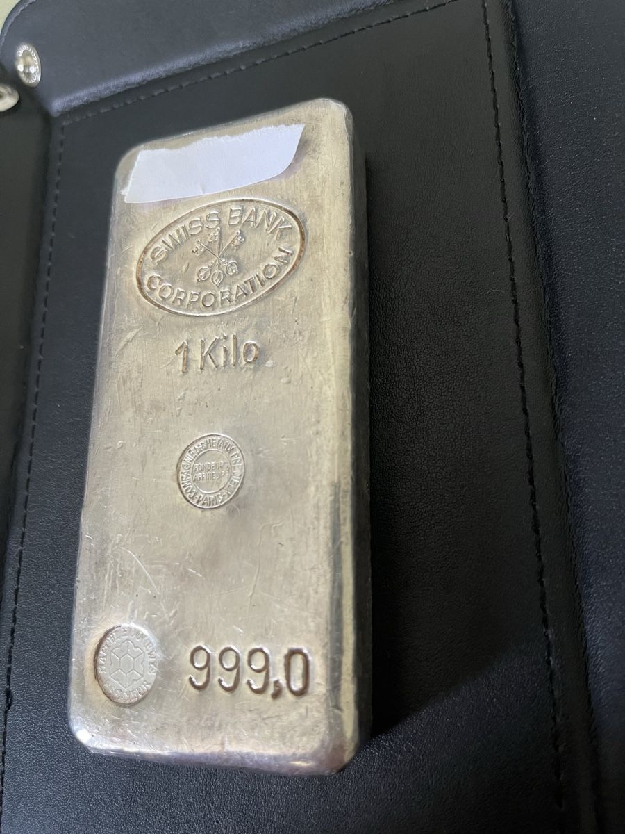 Metalli preziosi: 1 Kilo Silberbarren 999,0 SBC – Usato da Würenlos venduto da KLG_3TBs 4