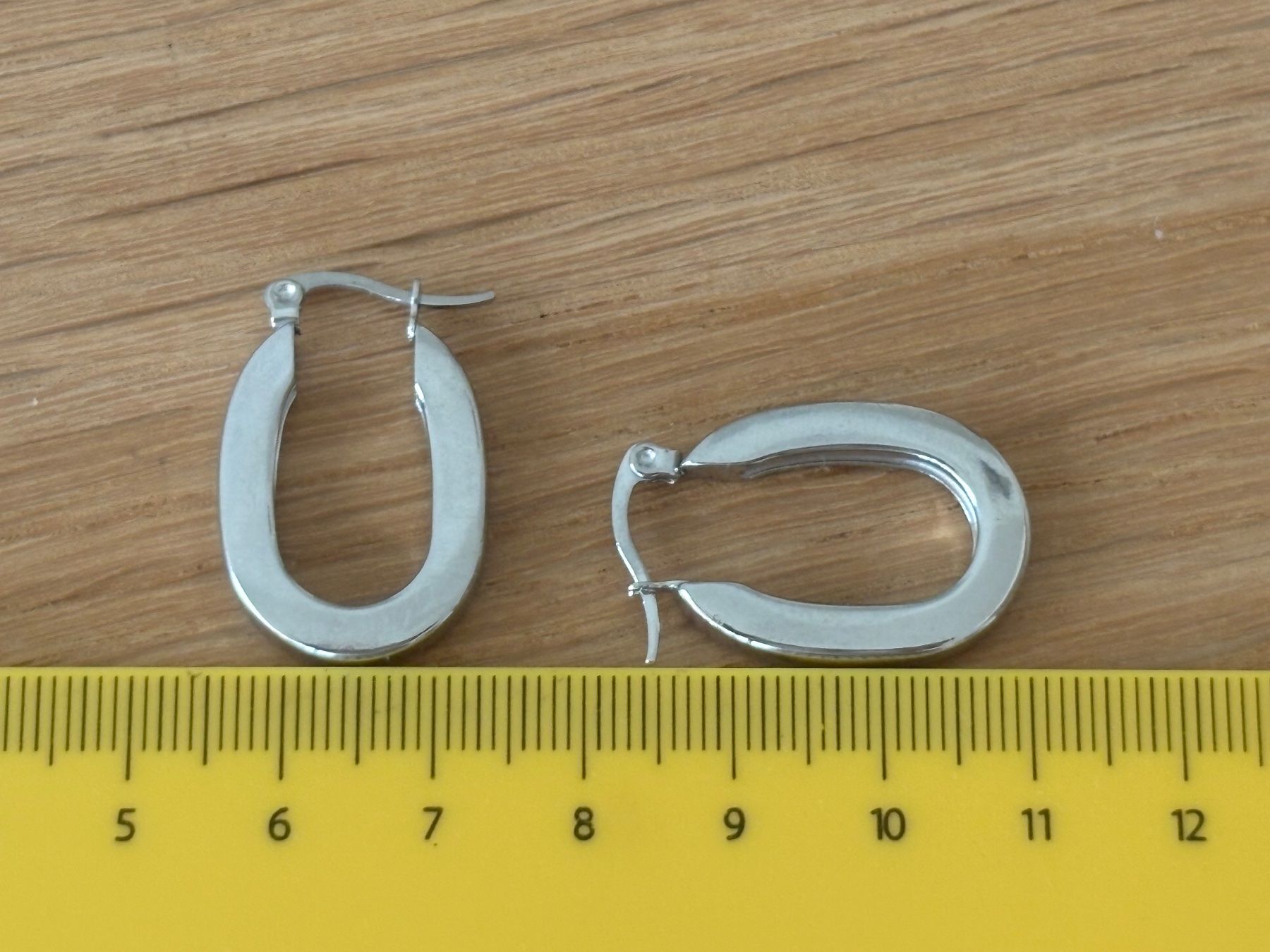 Orecchini pendenti & Orecchini a lobo: Luxus Elegante Creolen Edelstahl Ohrstecker Farbe Silber – Nuovo (secondo la descrizione) da Biel-Bienne venduto da Roserosse13 2