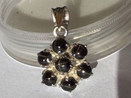 STERN DIOPSIDE  in  Silber Schmuckanhänger