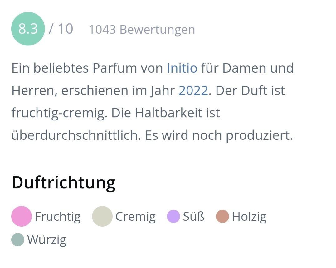 Initio Profumi & Eau de Toilette: 5 ml PARAGON INITIO ABFÜLLUNG – Nuovo (secondo la descrizione) da St. Gallen venduto da CaliSunshine 3