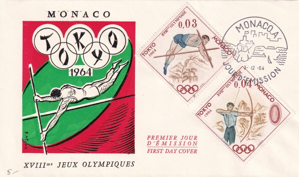 Patch Rare Jeux Olympiques - Comité Madagascar - Années 1960 (Tissu Brodé)
