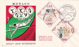 Monaco: Tokyo 1964 XVIIme Jeux Olympiques