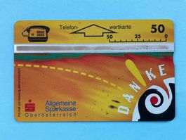 Telefonkarte Österreich P581 Sparkasse 509L