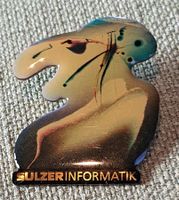 E173 - Pin SULZER Informatik Kunst Pin