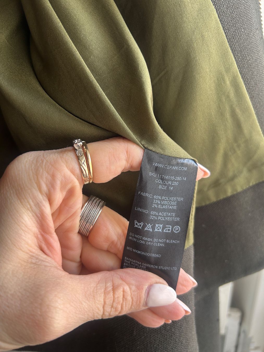 Jacken: Cefinn Jacke Oliv - Gr. 42 – Gebraucht aus Illnau von Monkky 6