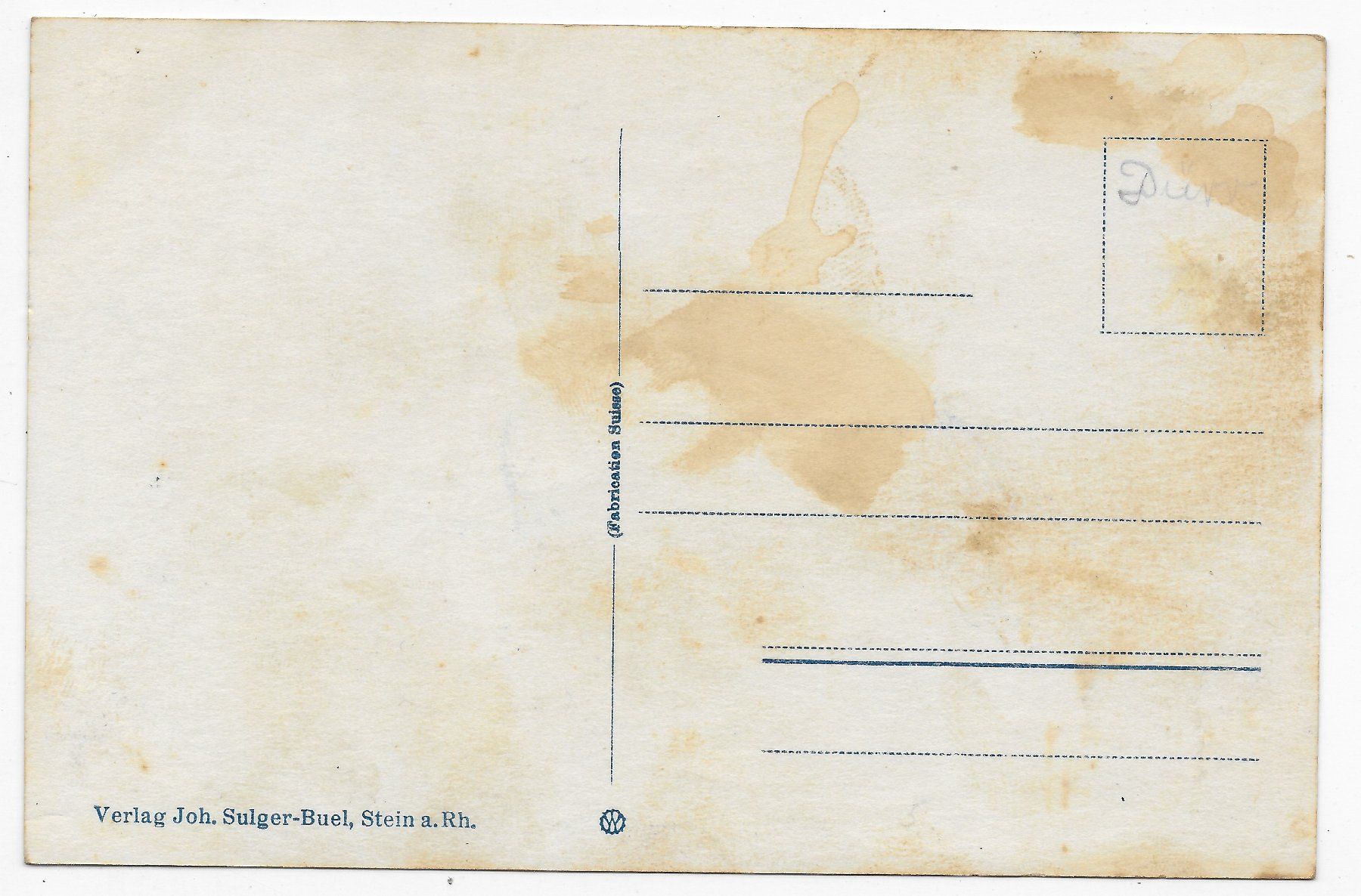 Cartoline postali: Stein am Rhein, Kloster St. Georgen – Usato da Hefenhofen venduto da Richsalz 1