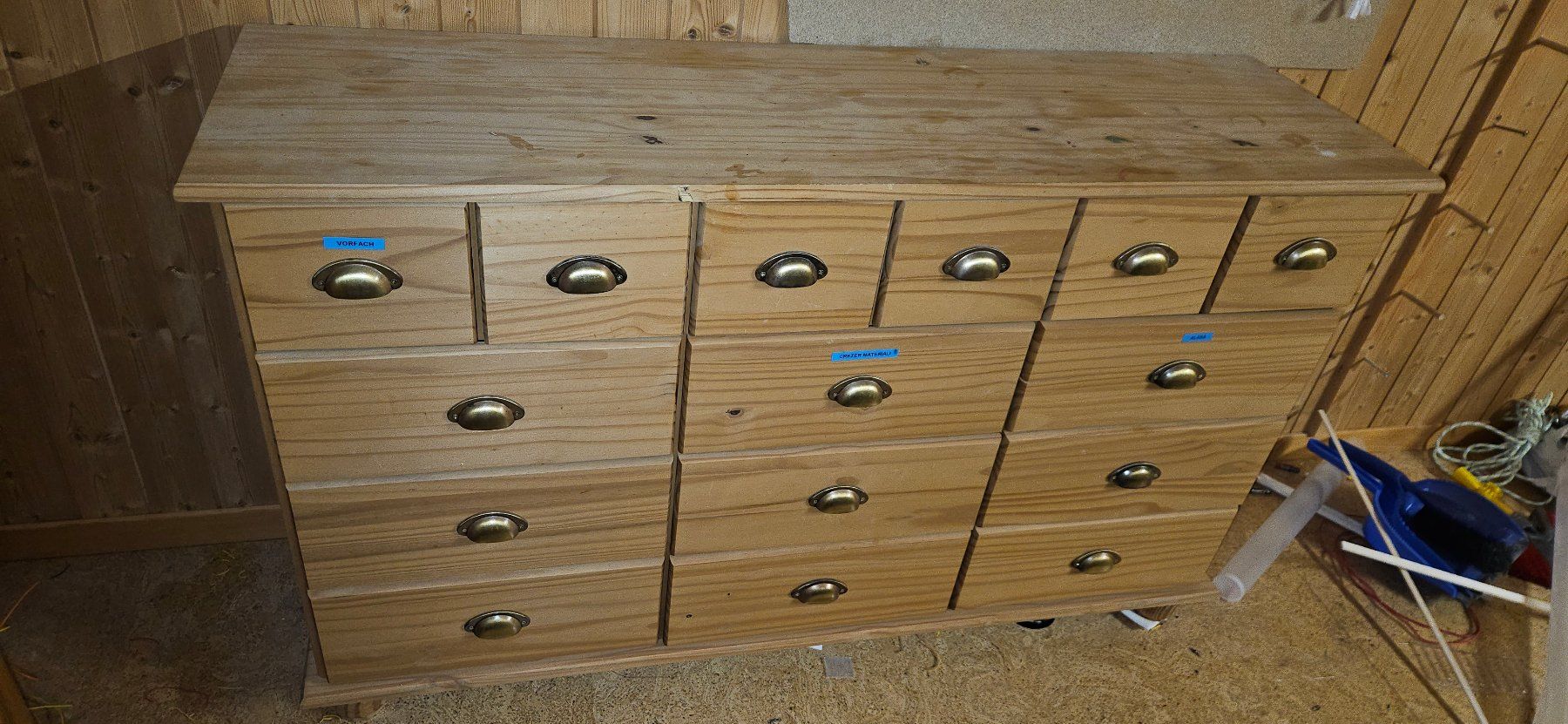 Kommoden: kommode Holz mit vielen Schubladen gebraucht – Gebraucht aus ZIHLSCHLACHT von Raja9 1