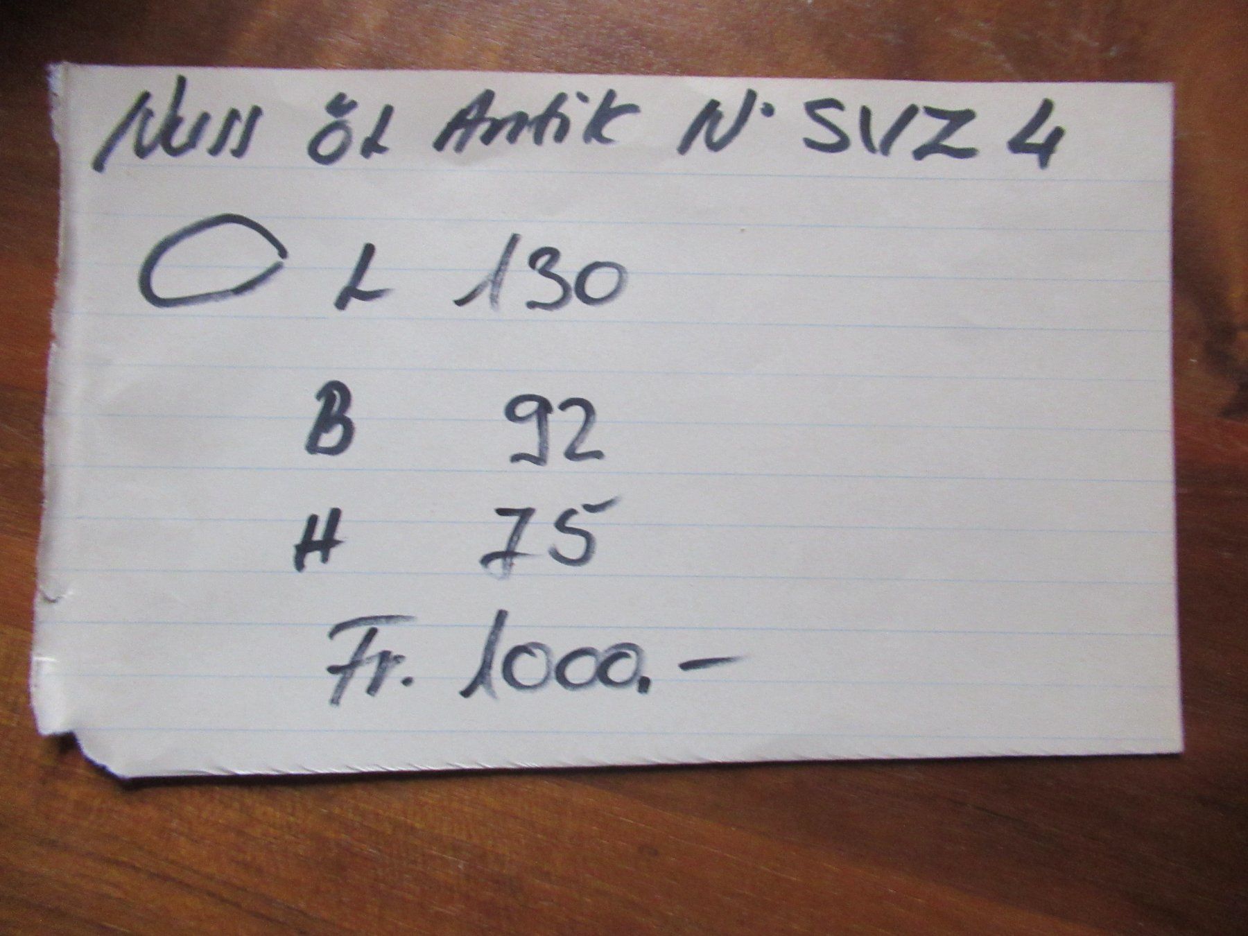 Tische: Ovaler Beizentisch (Nuss/130) – Gebraucht aus Berg SG von Pizza58 7