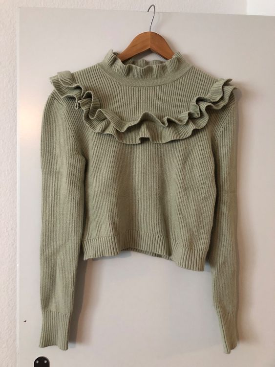 Abito Vintage Per Ragazze Anni '50 - Minzgrün Mit Blume - Senza Maniche Con Cintura - Taglia 9-10 Anni