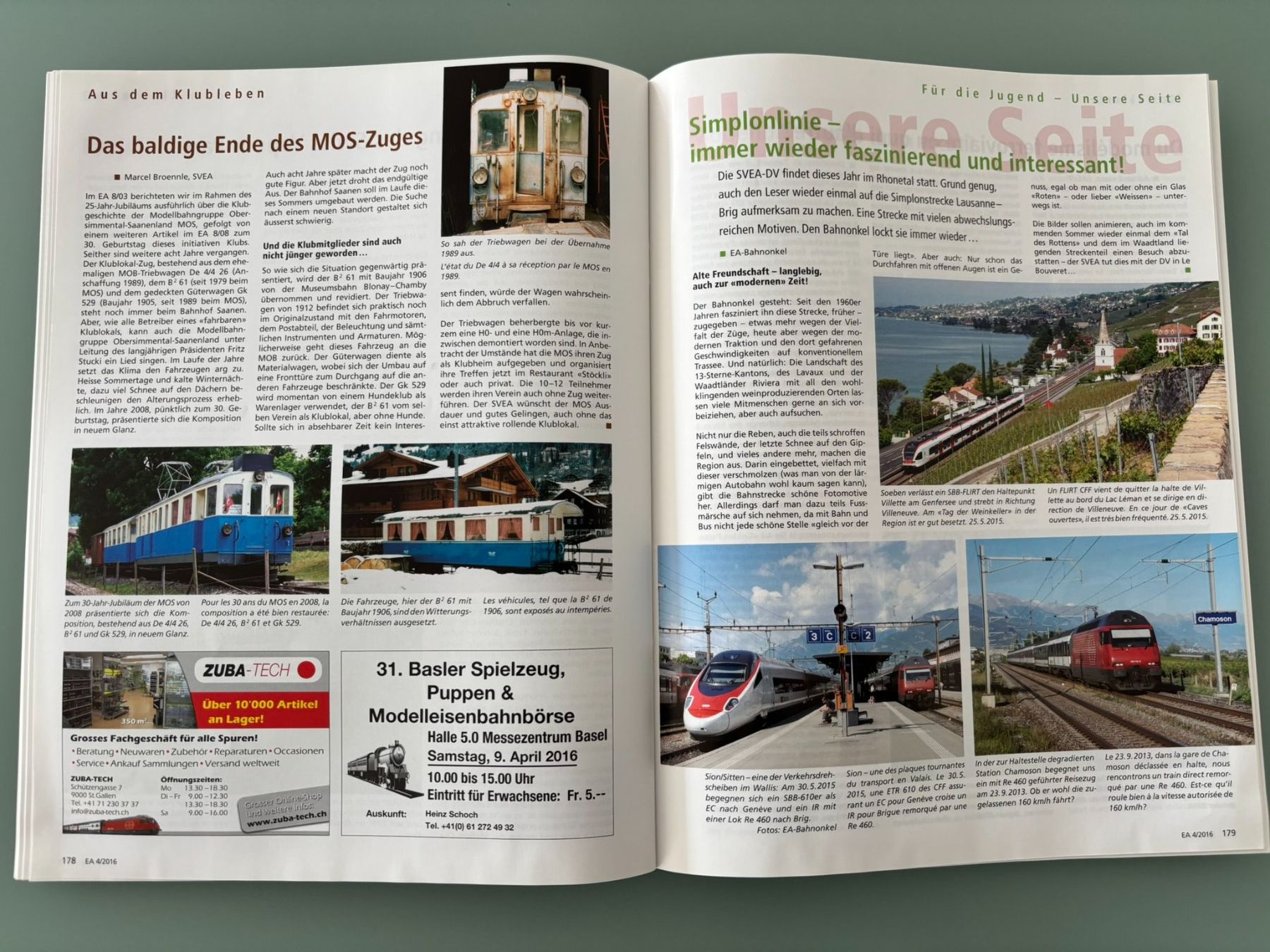Märklin Modellini di ferrovie: EISENBAHN AMATEUR 2x 2016 – Usato da Sion venduto da lol_98vj 9