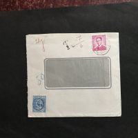 BELGIEN mit Zst 444 T-Entwertung auf Brief