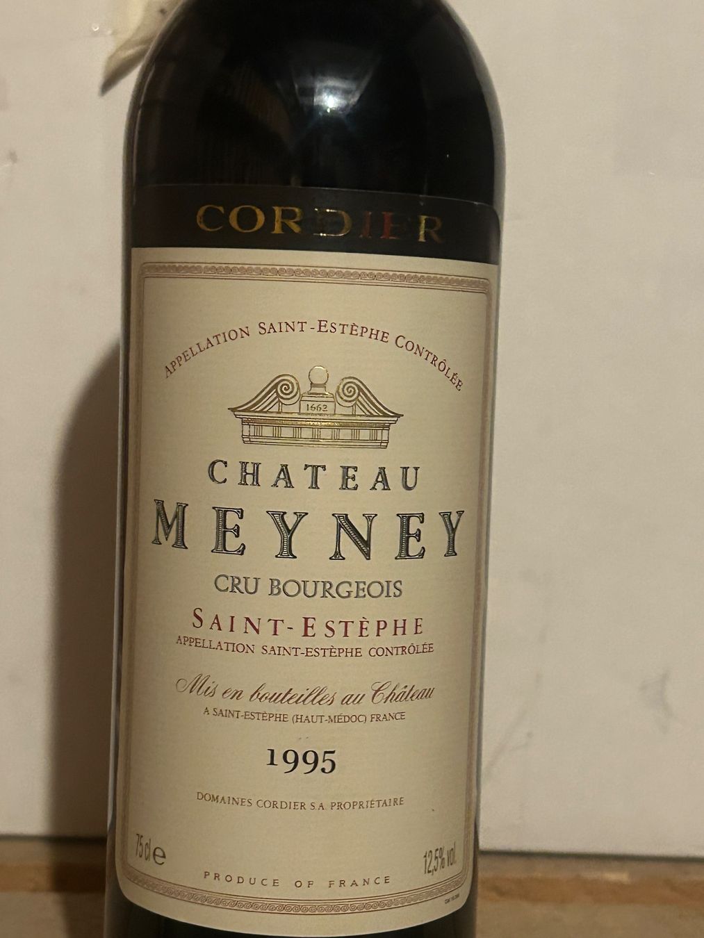 Vino: Château MEYNEY 1995 Saint-Estèphe – Nuovo (secondo la descrizione) da Roche VD venduto da avediscipule 1