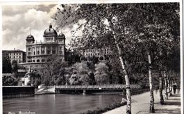 Alte Ansichtskarte Bern Bundeshaus, gestempelt 1939!