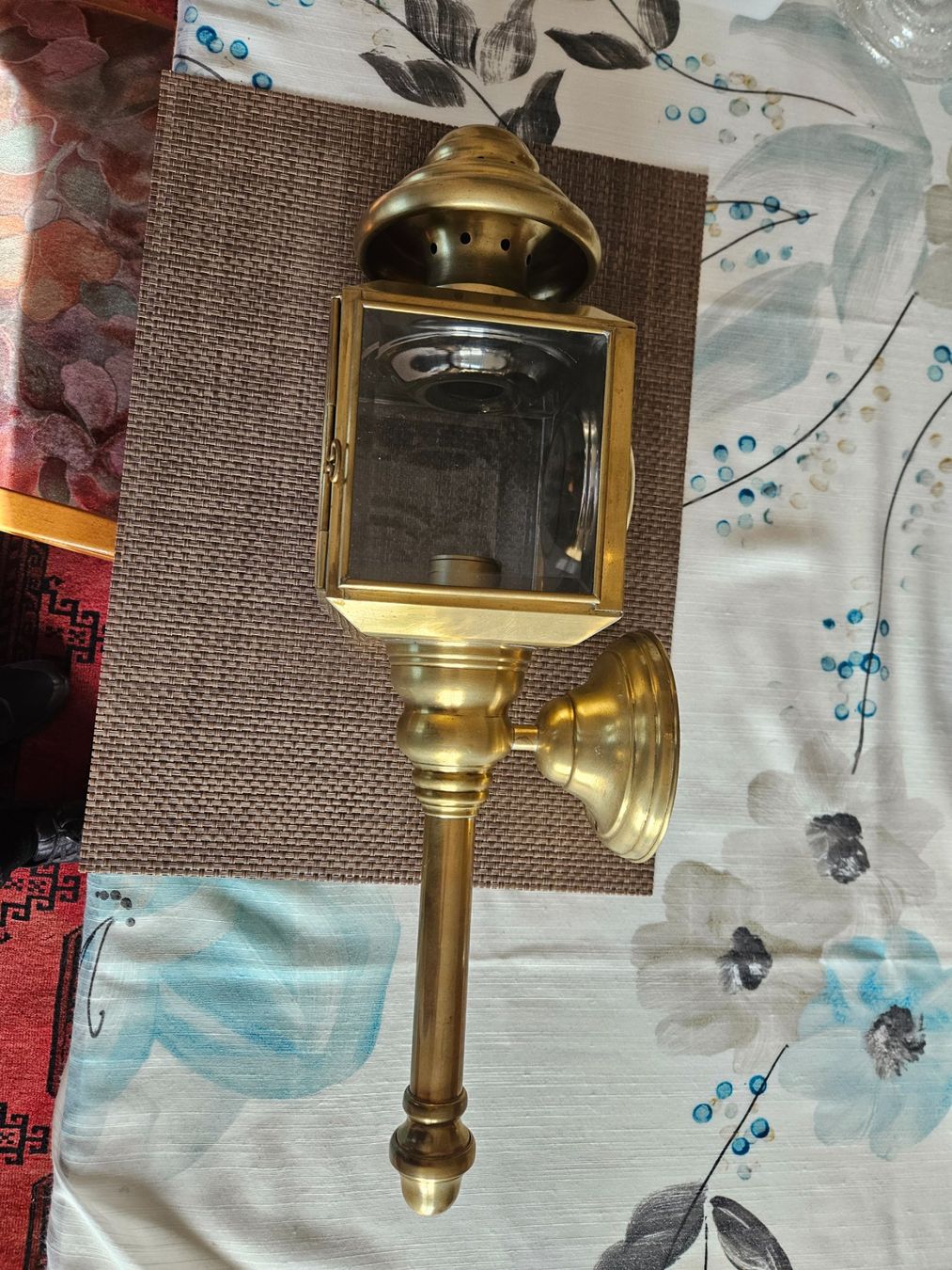 Lampade: Antike Kutschenlampe aus Messing – Usato da Kreuzlingen venduto da etz_6ctp 3