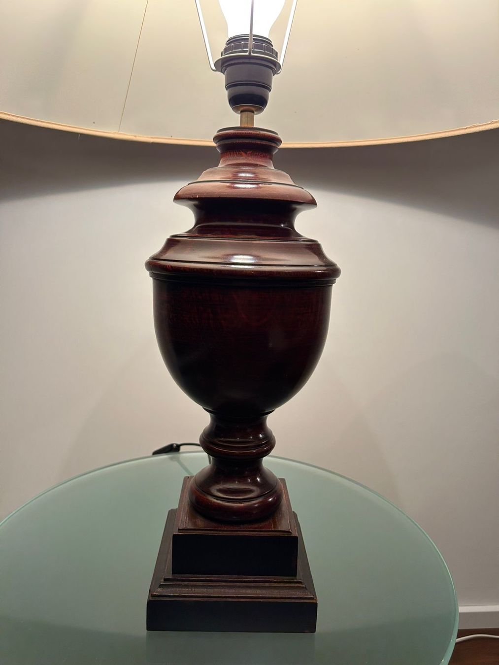 Lampade: Tischlampe mit Stoffschirm, Top Zustand – Usato da Vitznau venduto da tiffy5 1
