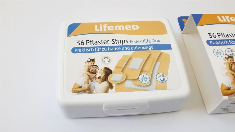 Pflaster-Set, Erste-Hilfe-Box, 36 Stück | Kaufen auf Ricardo