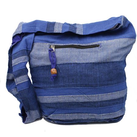 Umhängetasche Beutel Tasche Schultertasche Unisex Goa Blau