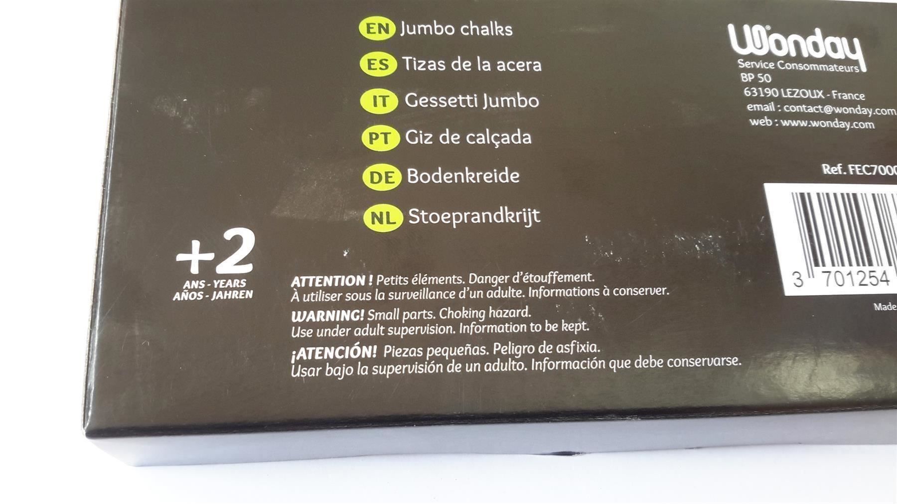 Farben: Straßenmalkreide, Kreide, 6x im Karton – Neu und originalverpackt aus St. Gallen von cointec 4