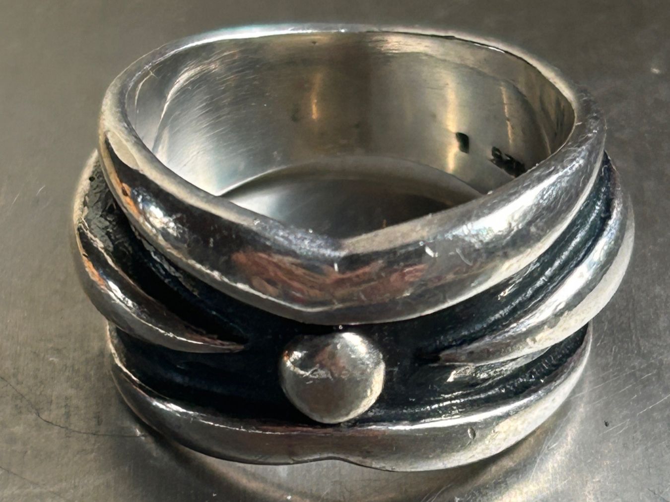 Anelli: Vintage Silber Ring (Grösse 61) – Usato da Dittingen venduto da Bellevista 9