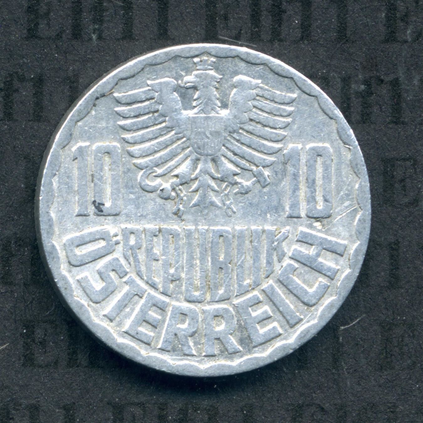 Tutti le monete: ATS___0.10 1963 ss 10 Groschen – Usato da Widnau venduto da Elf11 1