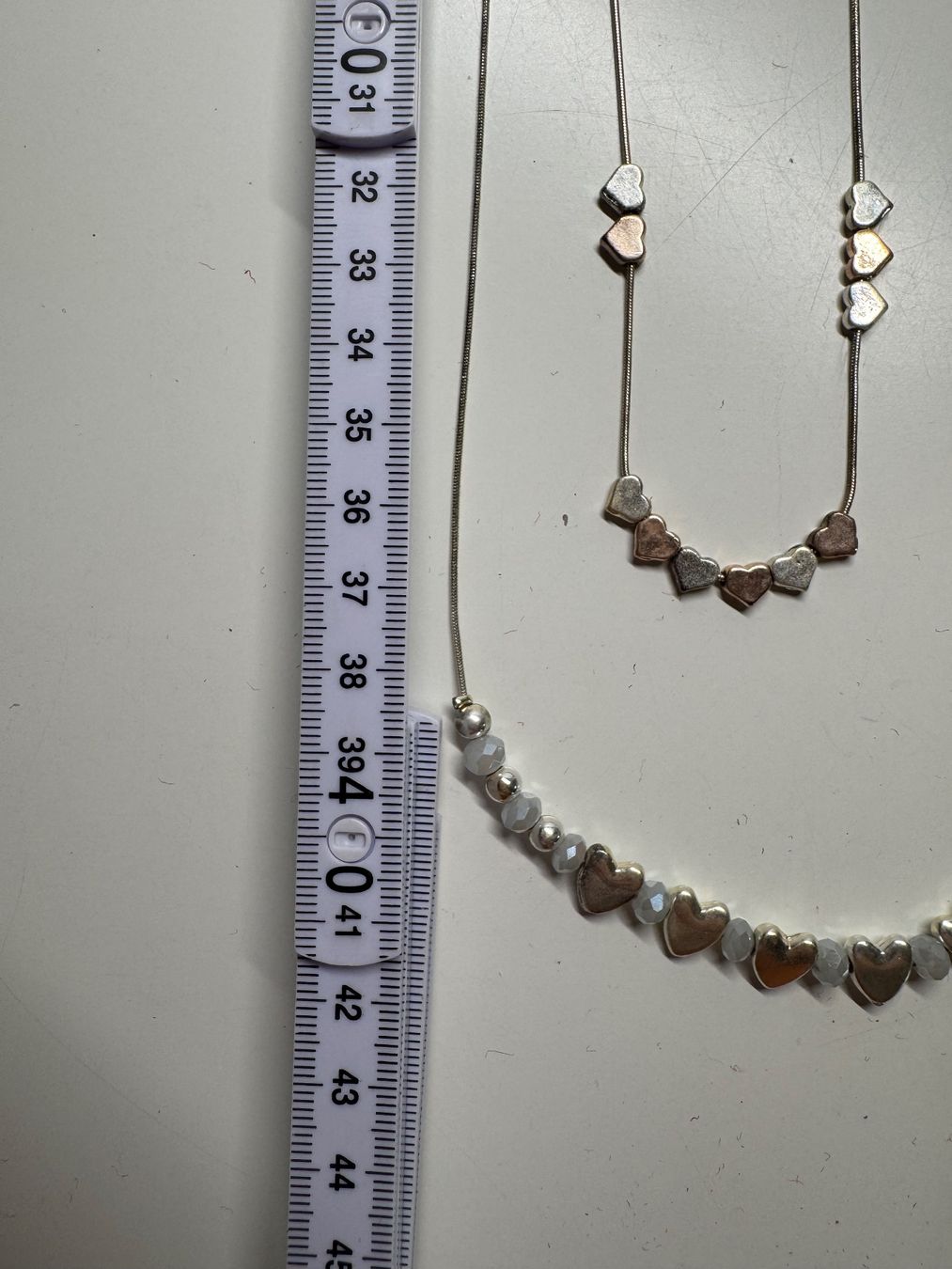 Catenine: Hübsche Halskette mit Herzen, Modeschmuck – Usato da Grosswangen venduto da shoes.bags.and.co 2
