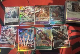 Seltene One Piece Karten viele SR seltenen und Stapel
