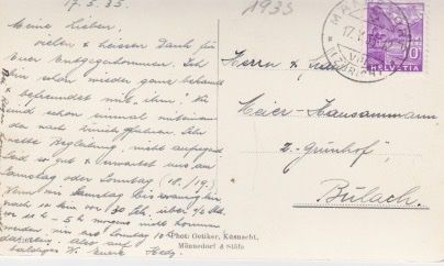 Cartes postales: Kreis - Spital Männedorf 1935 – D'occasion à Schlieren par Rapaelli 1
