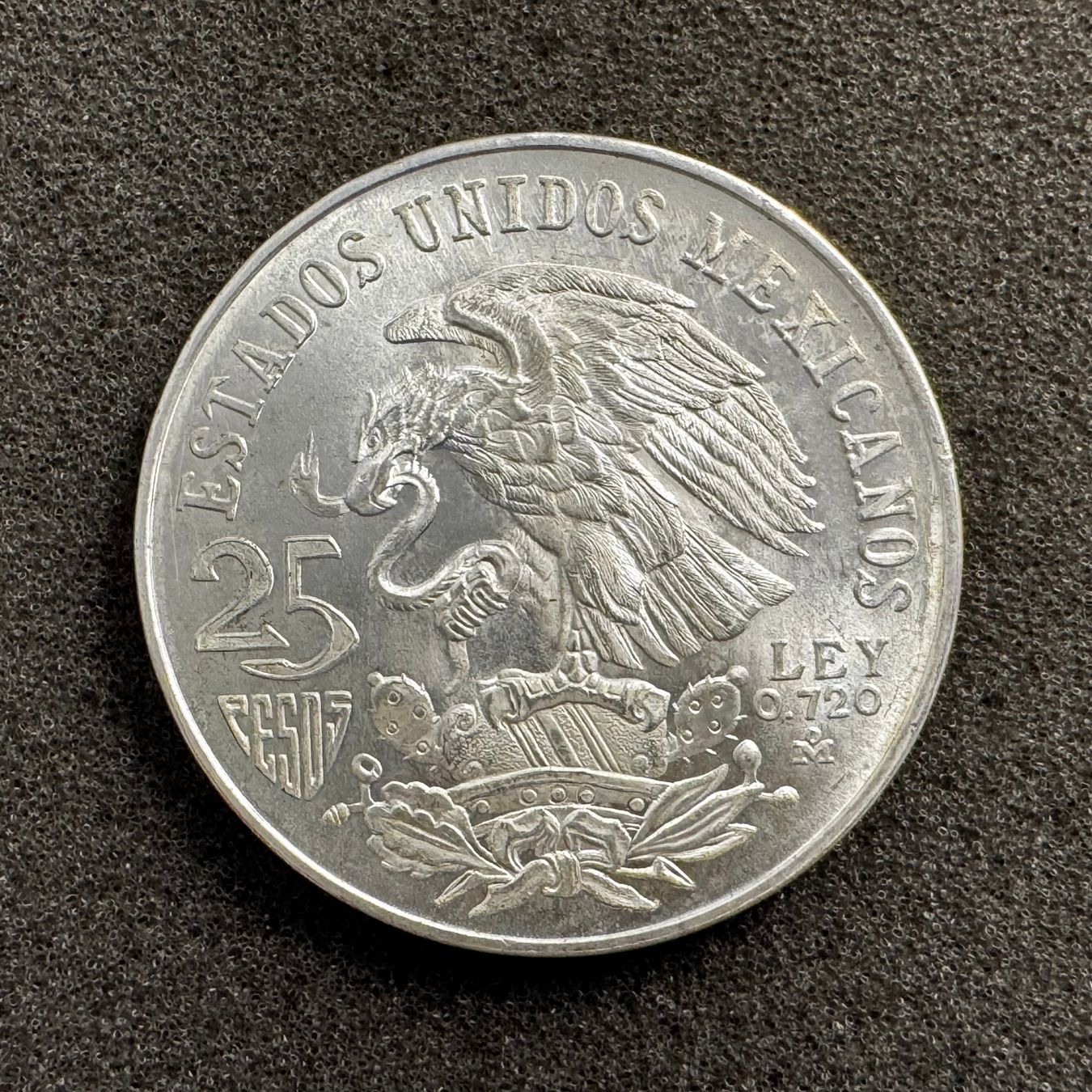 Toutes les monnaies: 25 Peso Silber Mexiko 1968 – D'occasion à Reitnau par tb-muenzen 1