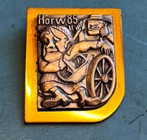 Fasnacht Plakette Gold Horw 1985