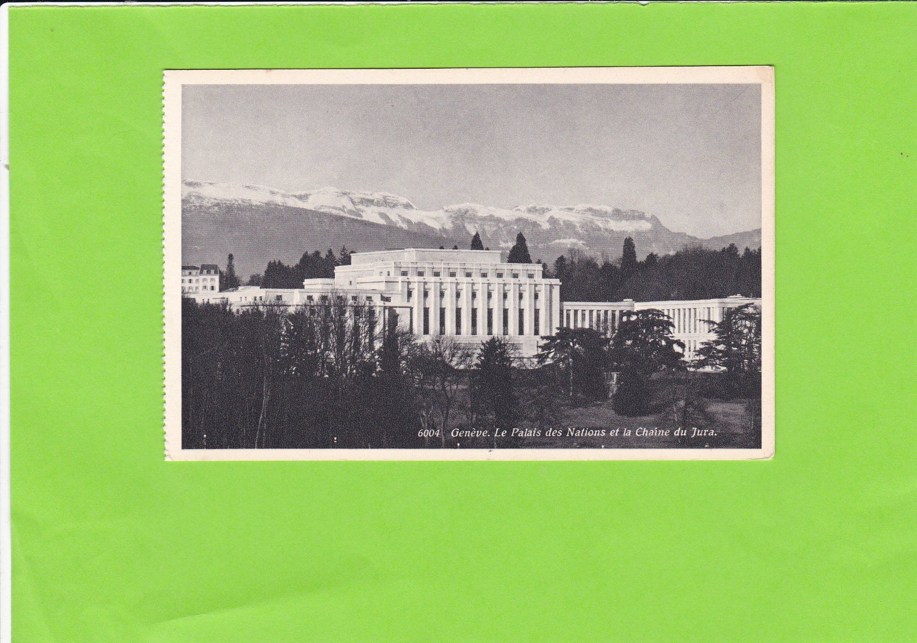 Ansichtskarten: Le Palais des Nations – Gebraucht aus St. Peterzell von neckertal