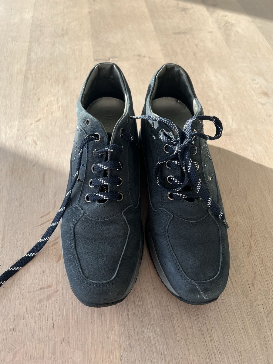 Hogan Scarpe da donna: Hogan Schuhe Damen, Gr. 36, Dunkelblau – Usato da Meilen venduto da Namaycus 5