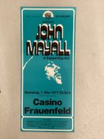 Konzertplakat John Mayall 1977 Frauenfeld
