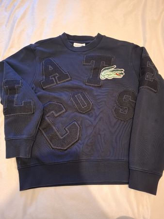 Sweatshirt Lacoste Lettering SH2070 Marine/Blau Gr. S