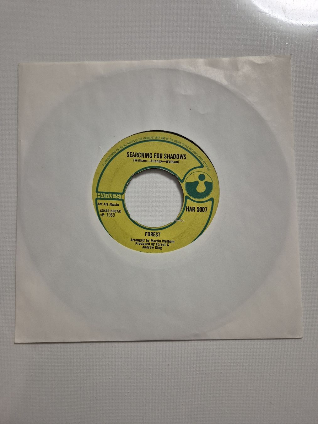 Dischi in vinile: Forest  -  Searching For Shadows ...Single 7  – Usato da Uster venduto da newwave0