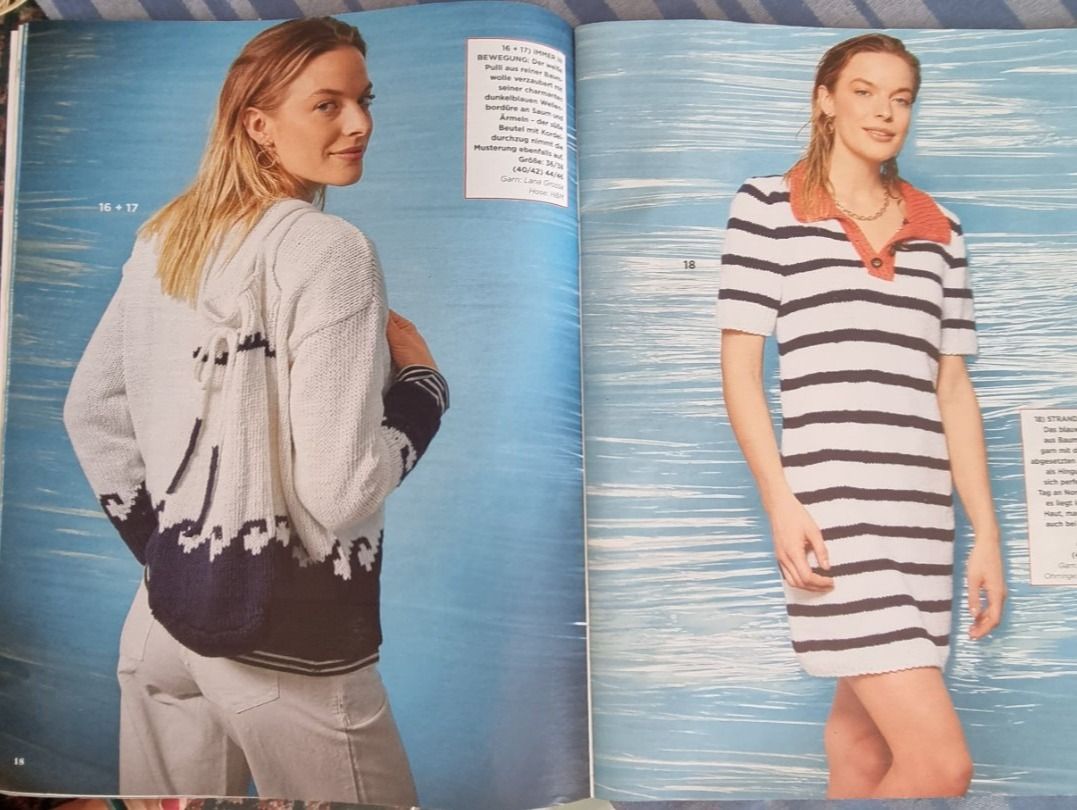 Riviste & Magazine: Strickheft Sabrina 4/23, Strickjournal – Nuovo e nell'imballaggio originale da geroldswil venduto da Gumball1 6