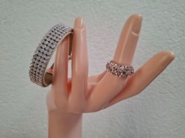 Ensemble Bague et Bracelet *Swarovski*