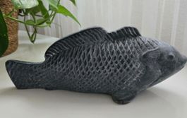 Dekofisch Steinfigur Fisch Skulptur Gartendekoration 🐟 👍
