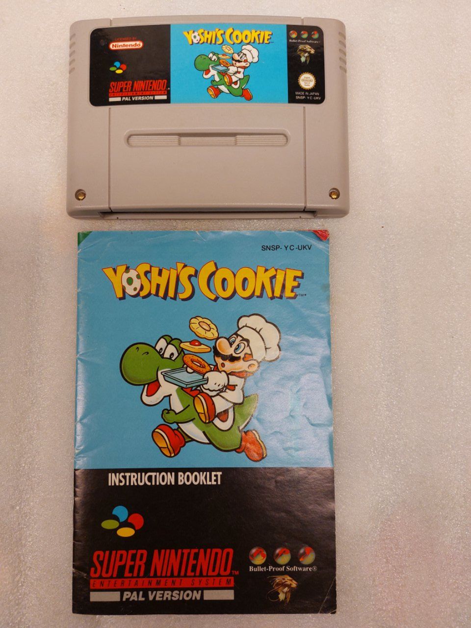 Nintendo Spiele: SNES Yoshi's Cookie + Booklet – Gebraucht aus Pambio Noranco von Pol69