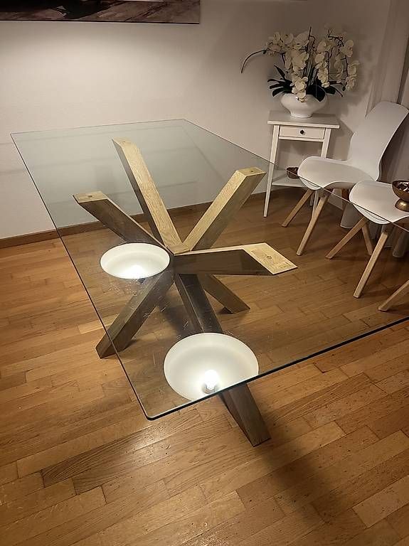 Tables: Glas Esstisch 2000x1000x750 – D'occasion à Urdorf par meier-motorsport