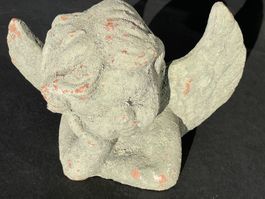 Engel aus Stein Grabschmuck Deko