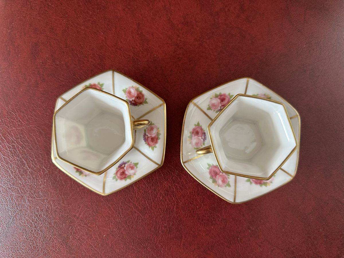 Rosenthal Tassen: Vintage Rosenthal Mini Moccatassen 1925 – Gebraucht aus Herbriggen von Sehrazade