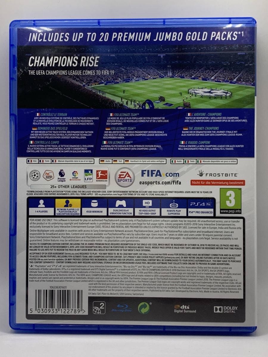 Sony Giochi: FIFA 19 Champions Edition - PS4 – Usato da Ostermundigen venduto da RG-Collector 1