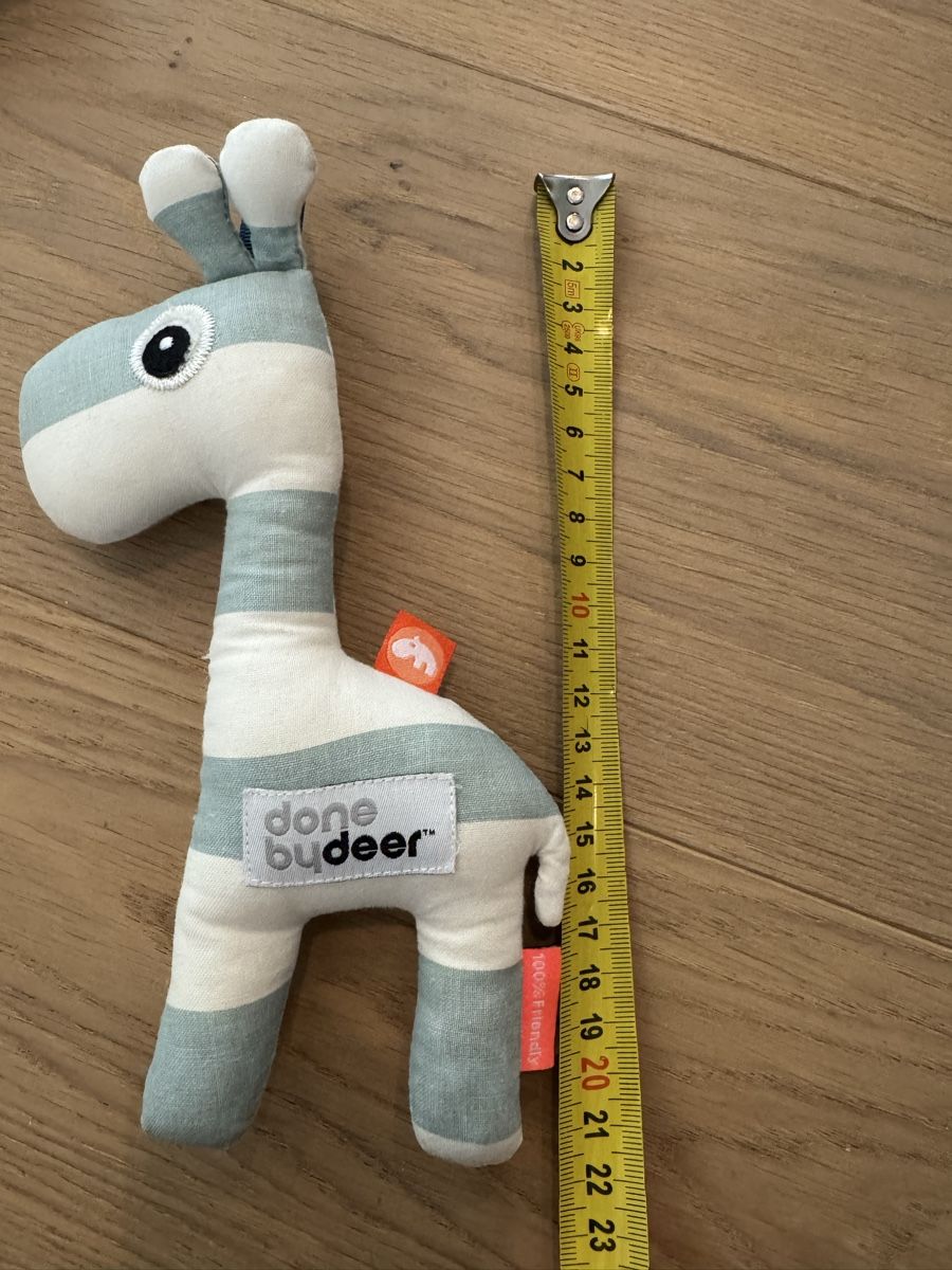 Giocattoli: Done by Deer Stofftier Giraffe mit Glocke – Usato da Küsnacht ZH venduto da ToddyGinger 3