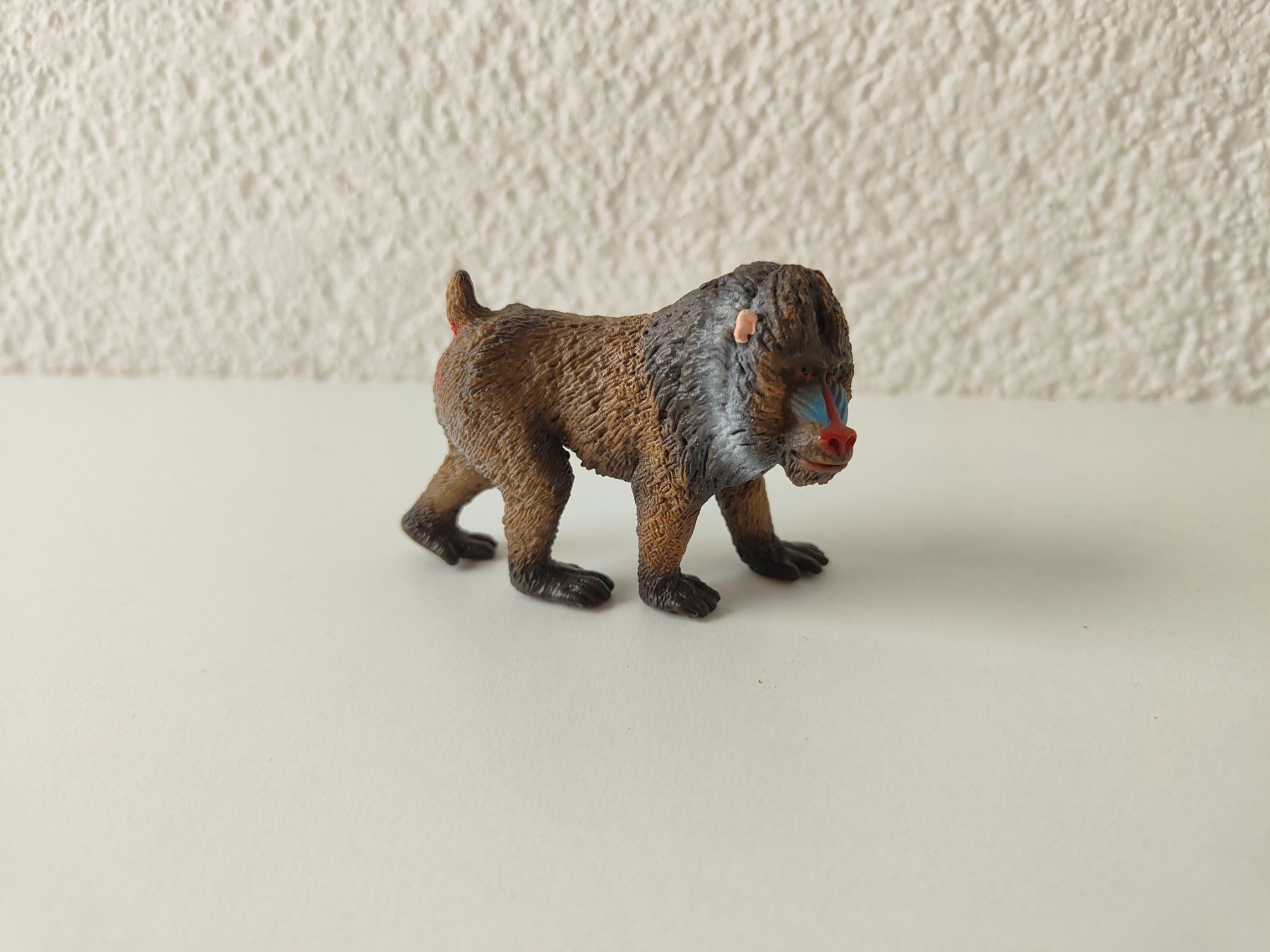 Schleich Statuette: Schleich Mandrill Wild Life Affe Pavian – Usato da Thalwil venduto da FigurenFreunde