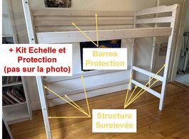 Flexa Classic Surélevation, Echelle et Protections latérales