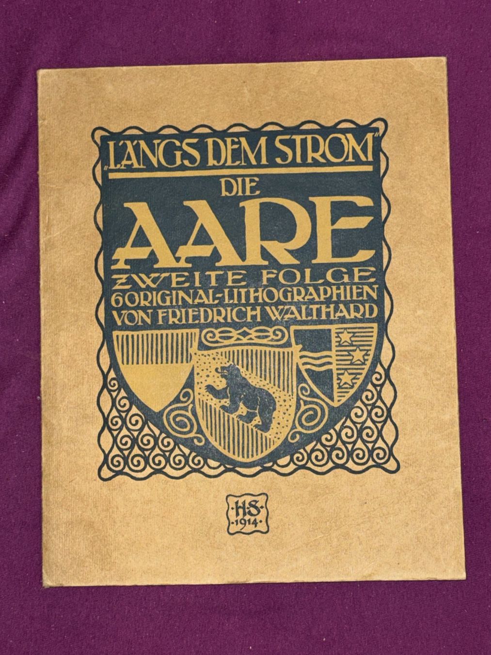 Grafica & Litografie: Kunstmappe 6 Lithographien °Die Aare° – Usato da Wangs venduto da Rumauch